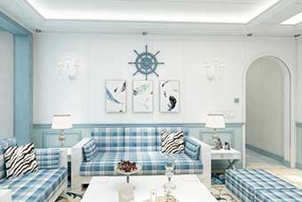 泸州地中海风格-客厅