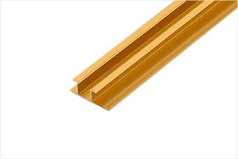 泸州航空纤维墙咔铝合金带灯中条（钛金氧化）