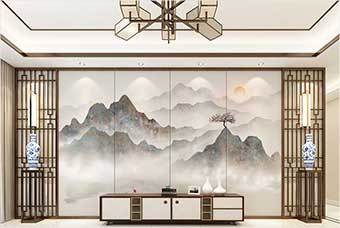 泸州森佰汇航空纤维（山水画系列）