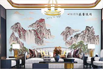 泸州森佰汇航空纤维墙咔（鸿运当头）